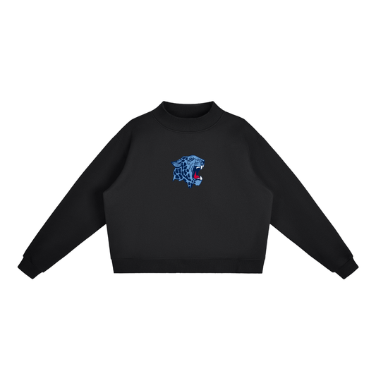 Leopard Mockneck