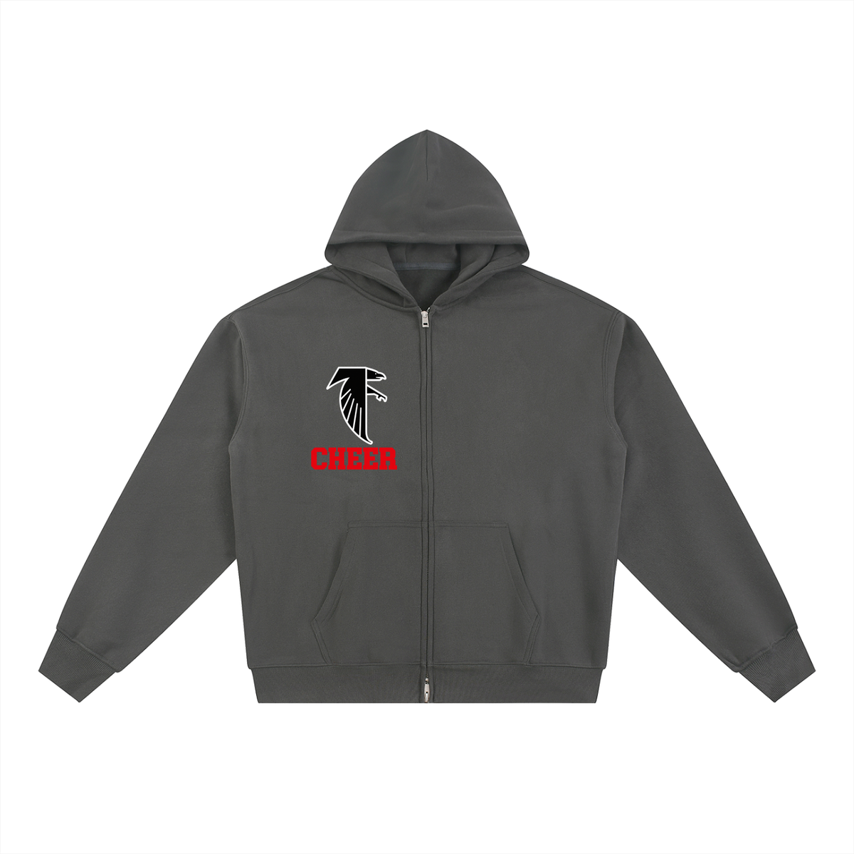 Simple Fitch Essential Fleece Zip-Through Hoodie