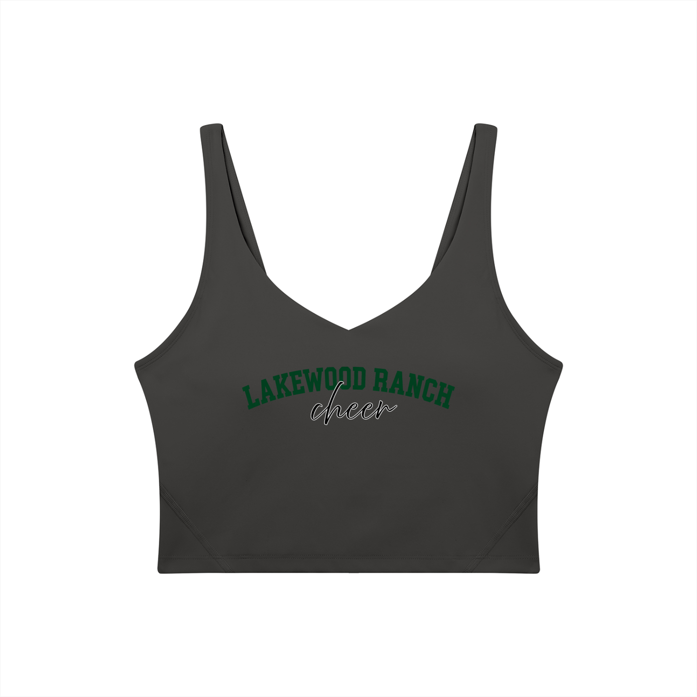 Cursive Lakewood Ranch Women's V-Neck Yoga Sports Bra