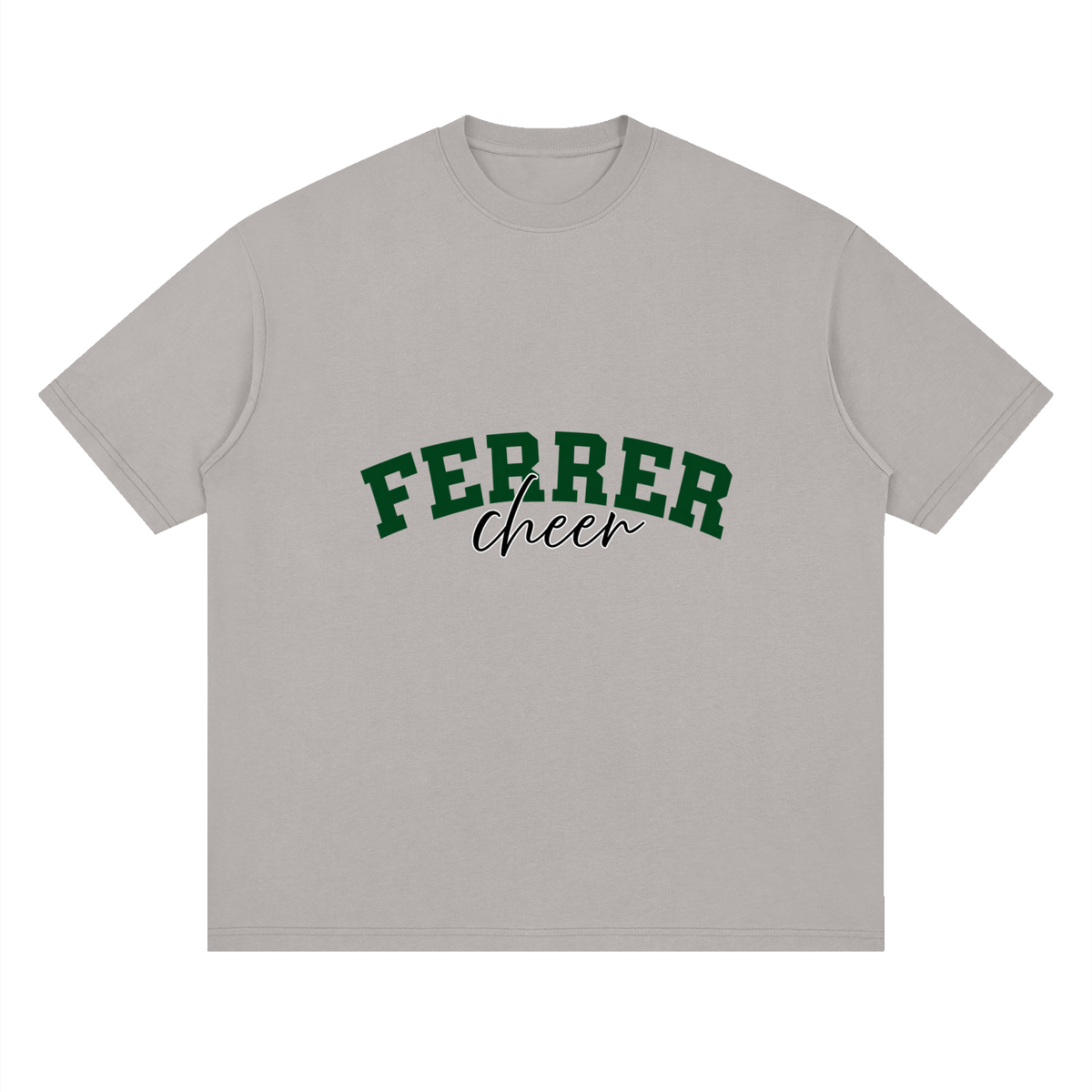 Cursive St Vincent Ferrer Oversized Drop Shoulder T-Shirt
