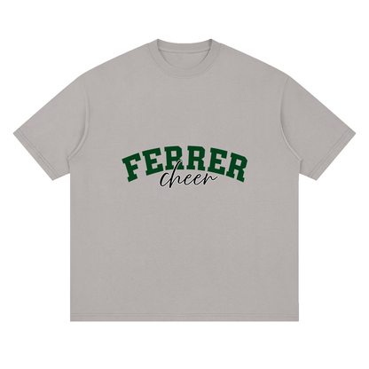Cursive St Vincent Ferrer Oversized Drop Shoulder T-Shirt