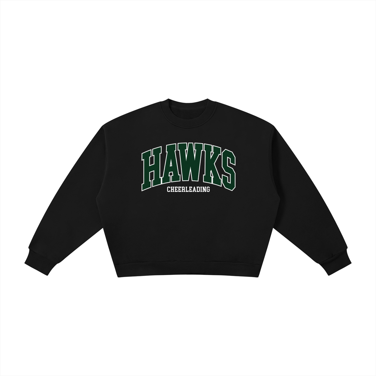 HAWKS Boxy Fleece Crewneck Sweatshirt