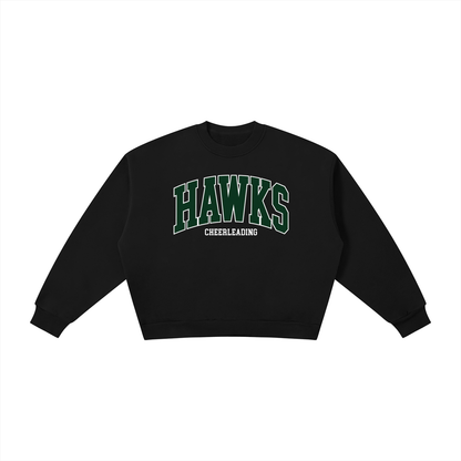 HAWKS Boxy Fleece Crewneck Sweatshirt