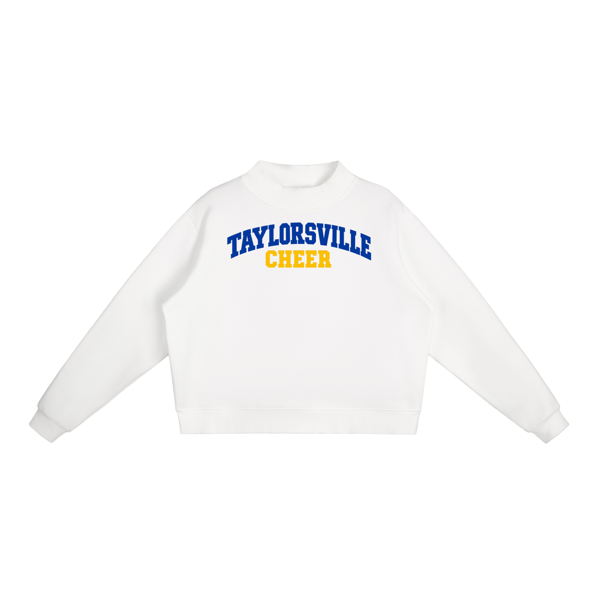 Basic 1 Taylorsville Essential Fleece Mock-Neck Crew Sweatshirt
