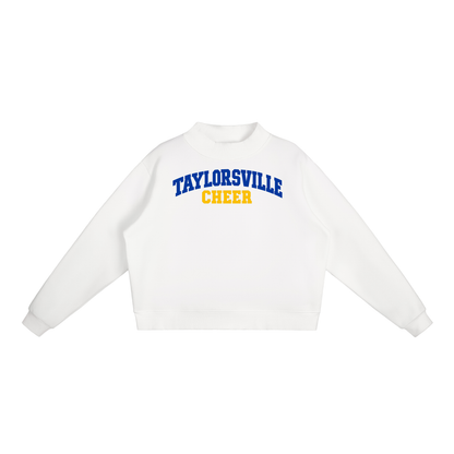 Basic 1 Taylorsville Essential Fleece Mock-Neck Crew Sweatshirt