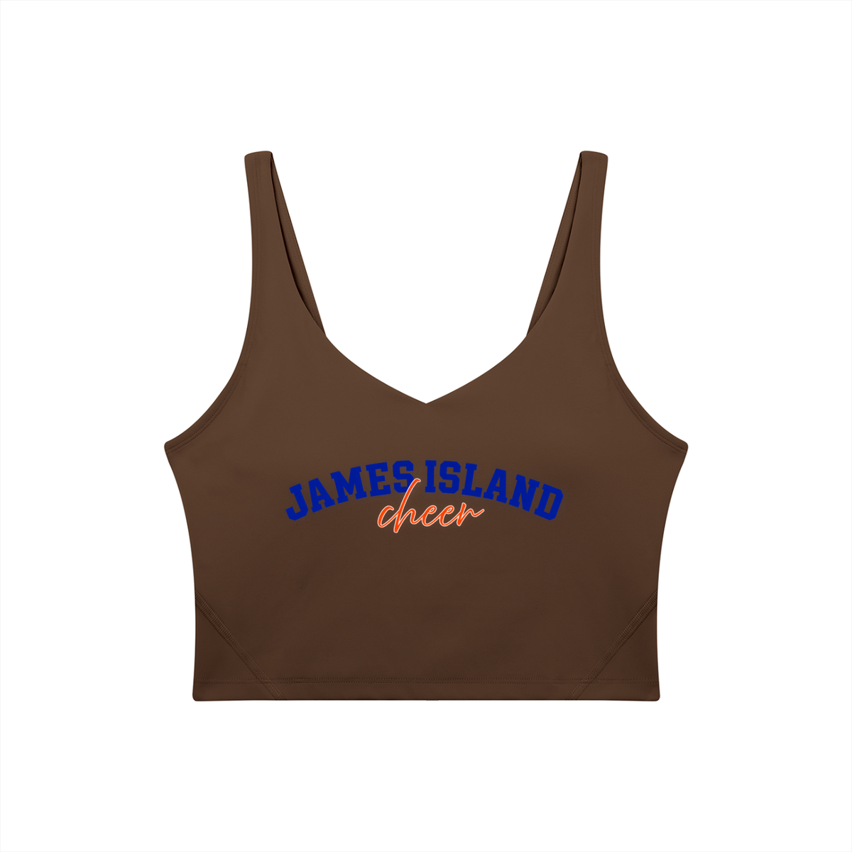 Cursive James Island Women's V-Neck Yoga Sports Bra