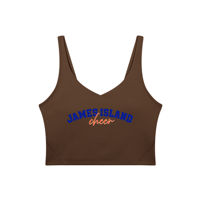 Cursive James Island Women's V-Neck Yoga Sports Bra