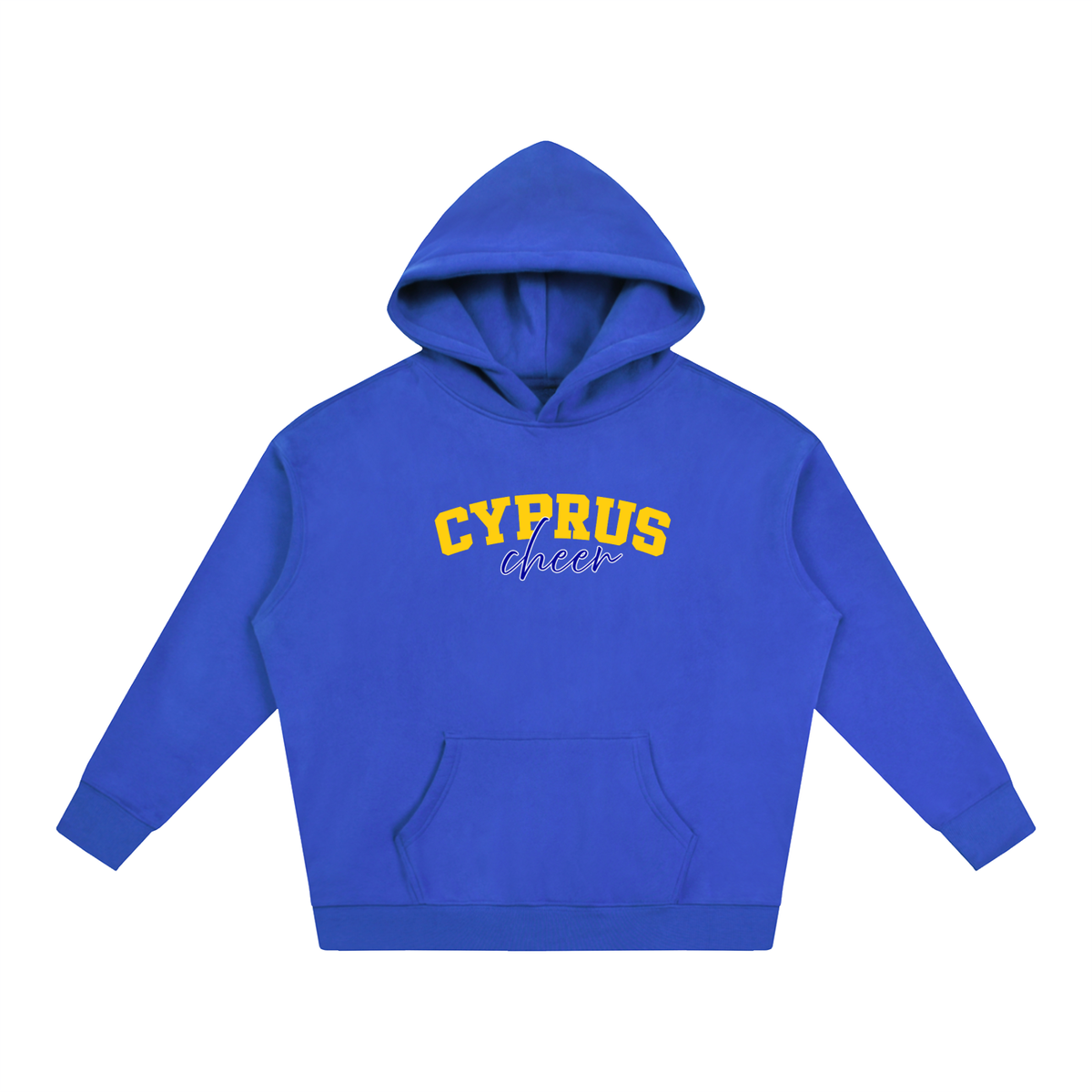 Cyprus Cursive Oversize Fleeced Hoodie