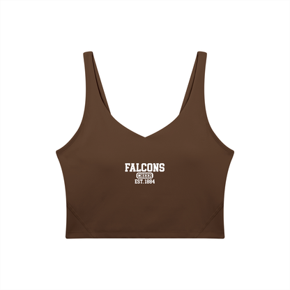 Old School St Vincent Ferrer Women's V-Neck Yoga Sports Bra