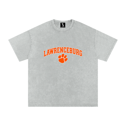 Lawrenceburg Snow Washed Oversized Cotton T-Shirt