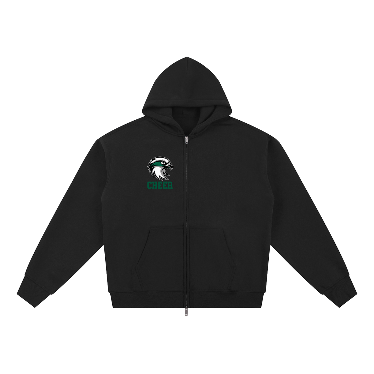 Simple Seahawks Essential Fleece Zip-Through Hoodie