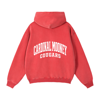 Zip-Through Boxy Fleece Hoodie