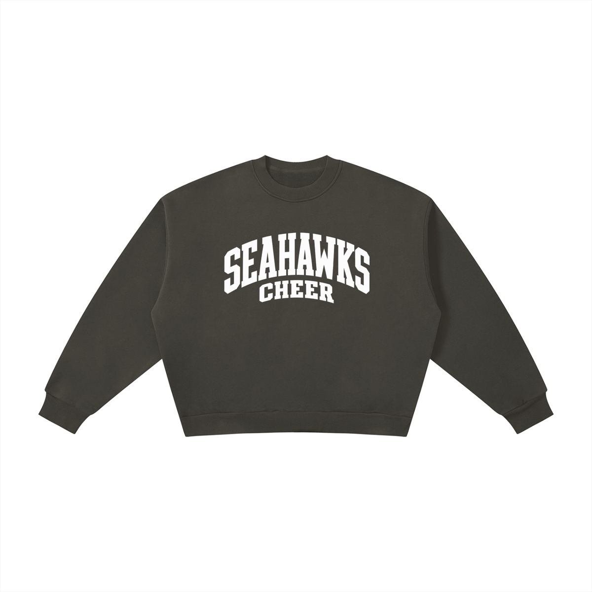 Seahawks Boxy Fleece Crewneck Sweatshirt