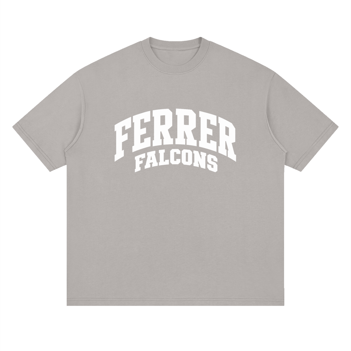 Basic 2 White St Vincent Ferrer Oversized Drop Shoulder T-Shirt