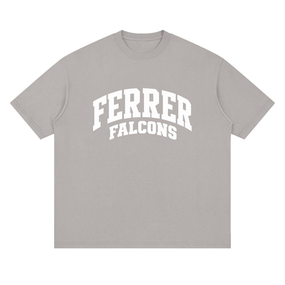 Basic 2 White St Vincent Ferrer Oversized Drop Shoulder T-Shirt