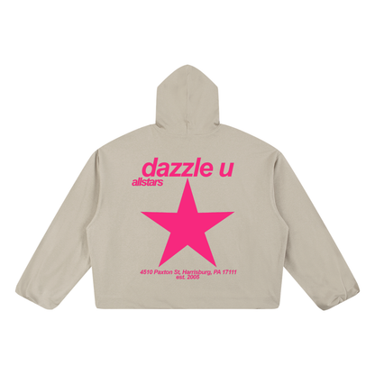 DU Boxy Gather-Hem Hoodie
