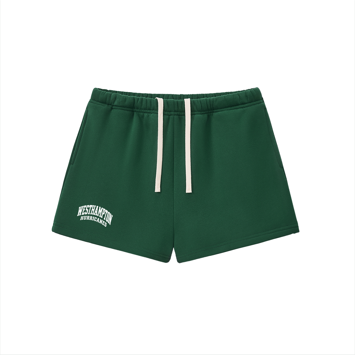 Basic 2 White Westhampton Essential Fleece Drawstring Sweatshorts