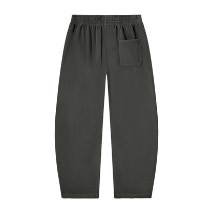 Unisex Vintage Washed Barrel Leg Sweatpants