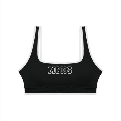 Basic 4 Meigs County Women's Color Block Yoga Sports Bra