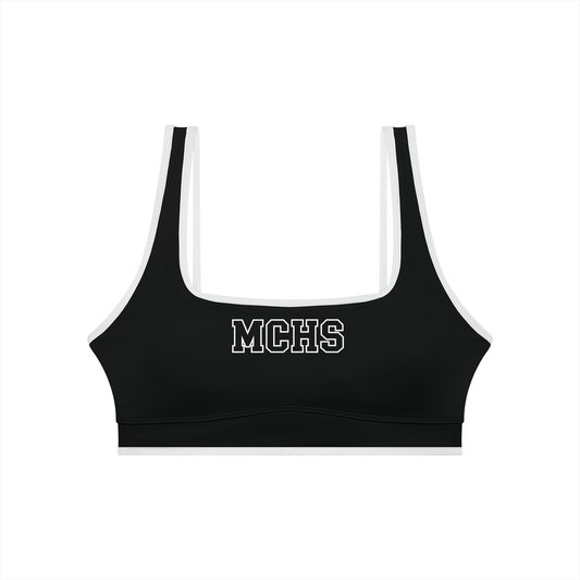 Basic 4 Meigs County Women's Color Block Yoga Sports Bra