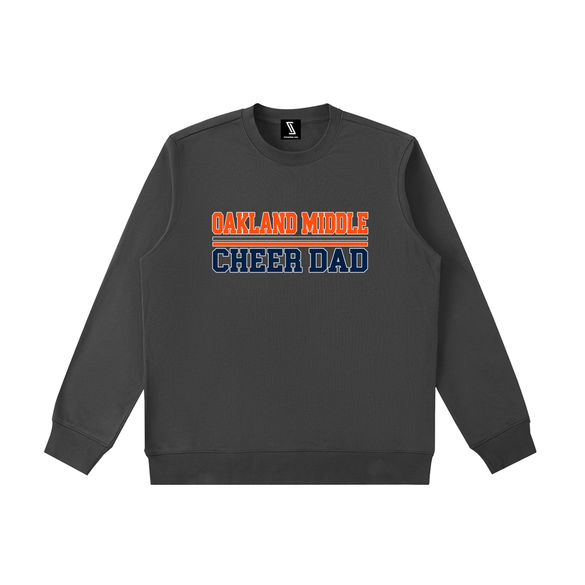 Dad Oakland Middle Essential Heavyweight Crewneck Sweatshirt