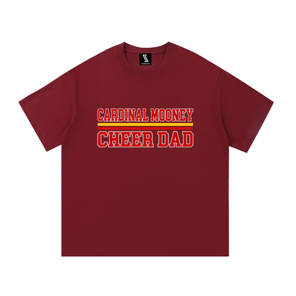 Dad Cardinal Mooney Essential Oversized Cotton T-Shirt
