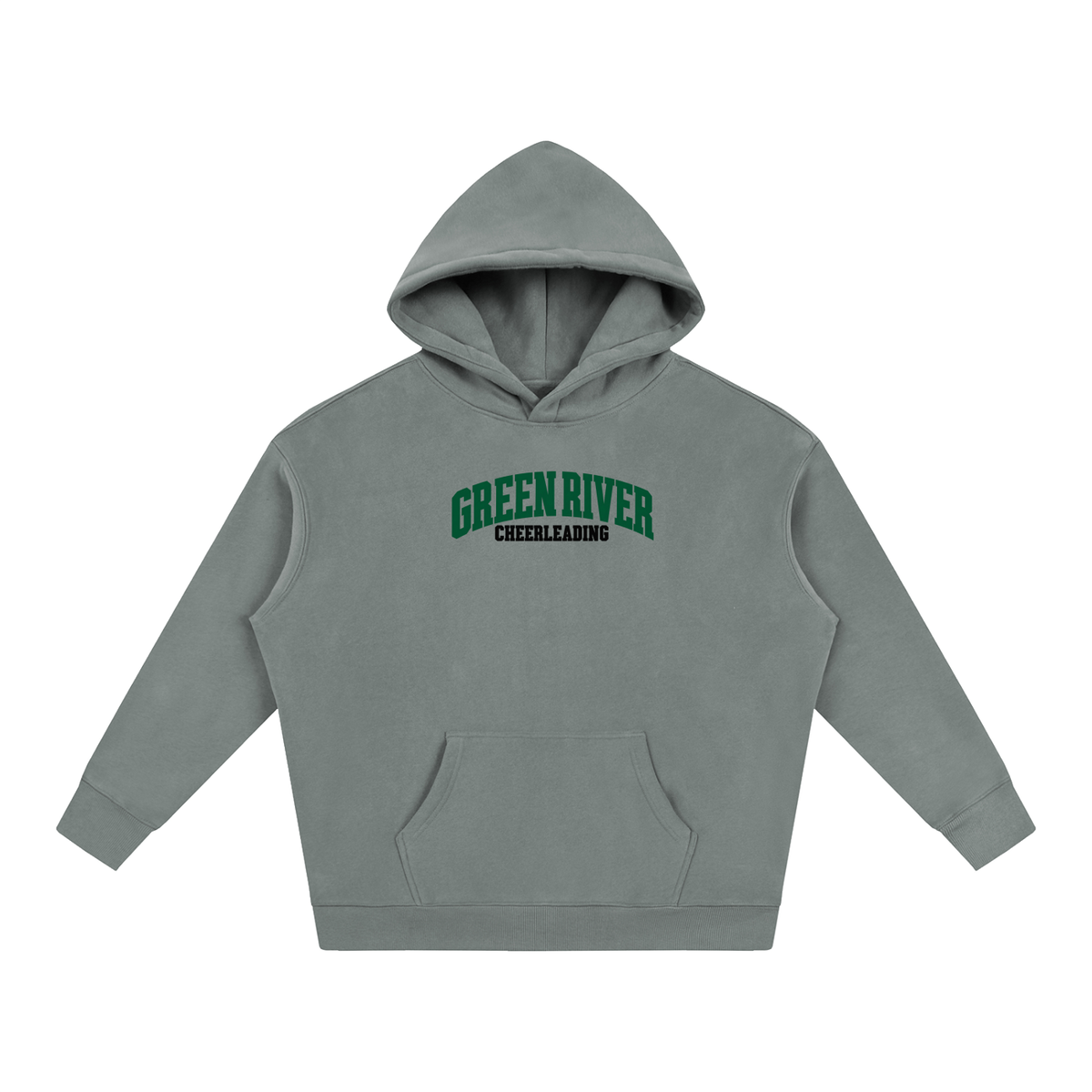Basic 1 Green River Oversize Fleeced Hoodie