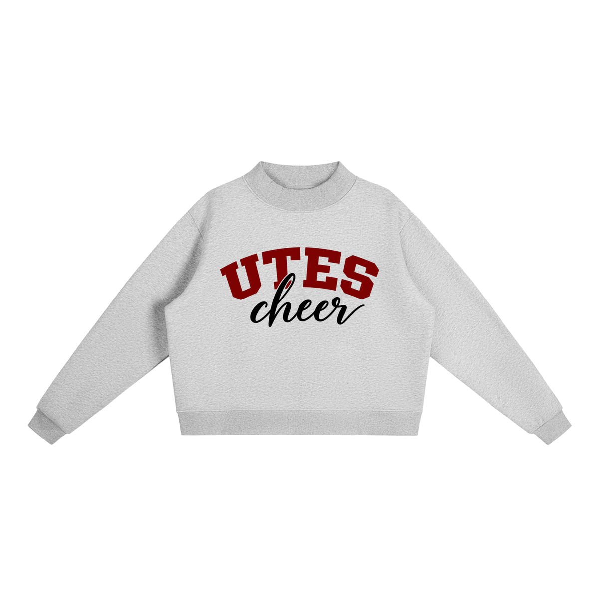 Classic Utes Essential Fleece Mock-Neck Crew Sweatshirt