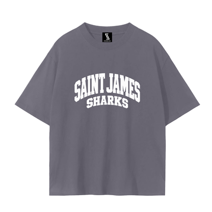 Basic 2 White Saint James Unisex Seamless T-Shirt