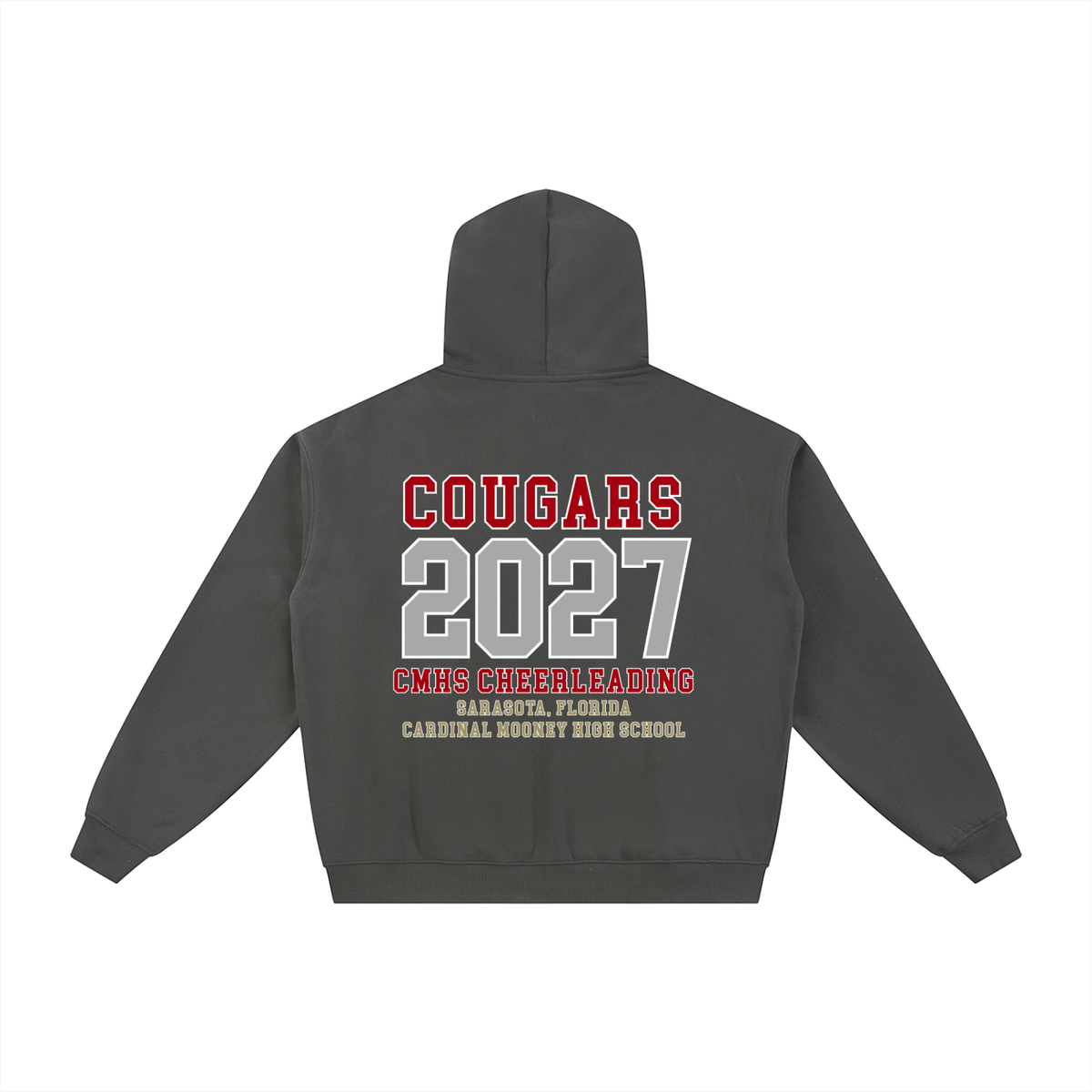 Year Cardinal Mooney Essential Fleece Zip-Through Hoodie