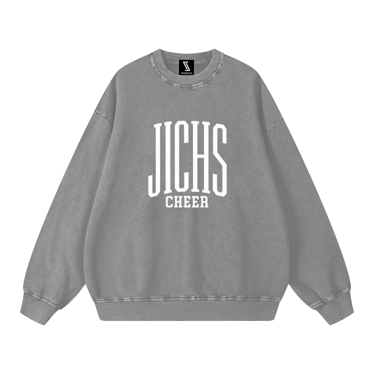 Basic 3 James Island Snow Washed Oversized Sweatshirt
