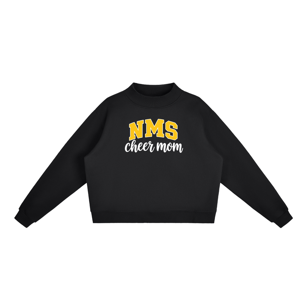 Cheer Mom Northside Essential Fleece Mock-Neck Crew Sweatshirt (printed)