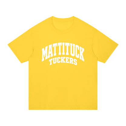 Basic 2 White Mattituck Unisex Regular Fit Cotton T-Shirt