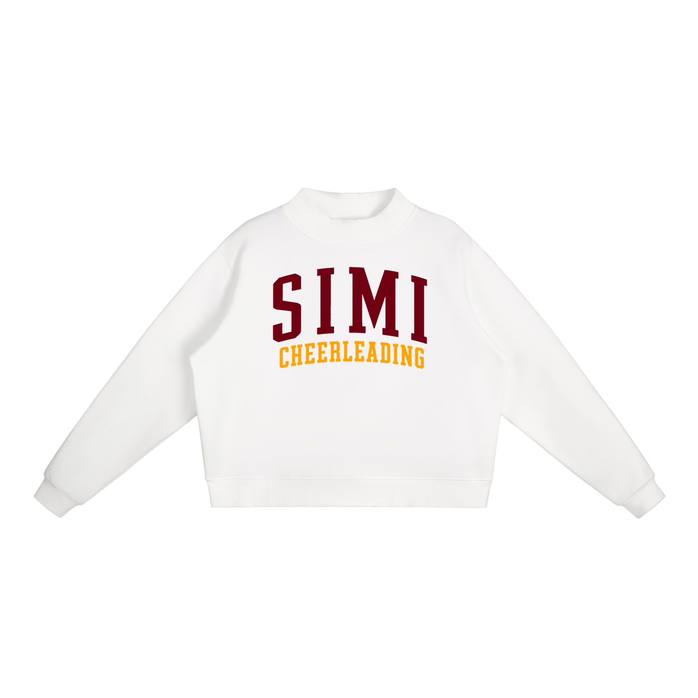 Basic 1 Simi Valley Essential Fleece Mock-Neck Crew Sweatshirt