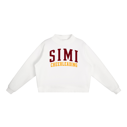 Basic 1 Simi Valley Essential Fleece Mock-Neck Crew Sweatshirt