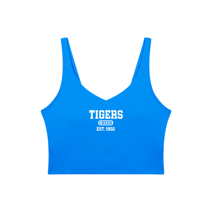 Old School Gunter Women's V-Neck Yoga Sports Bra