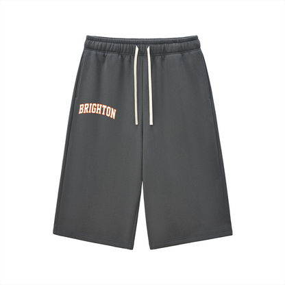Relaxed Drawstring Three-quarter Sweatpants