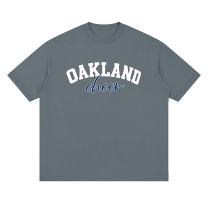 Cursive Oakland Middle Oversized Drop Shoulder T-Shirt