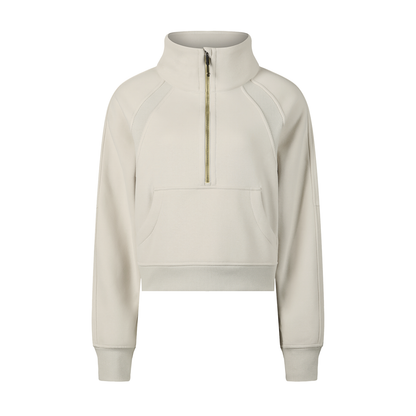 Strive Cropped Half-Zip Sweatshirt
