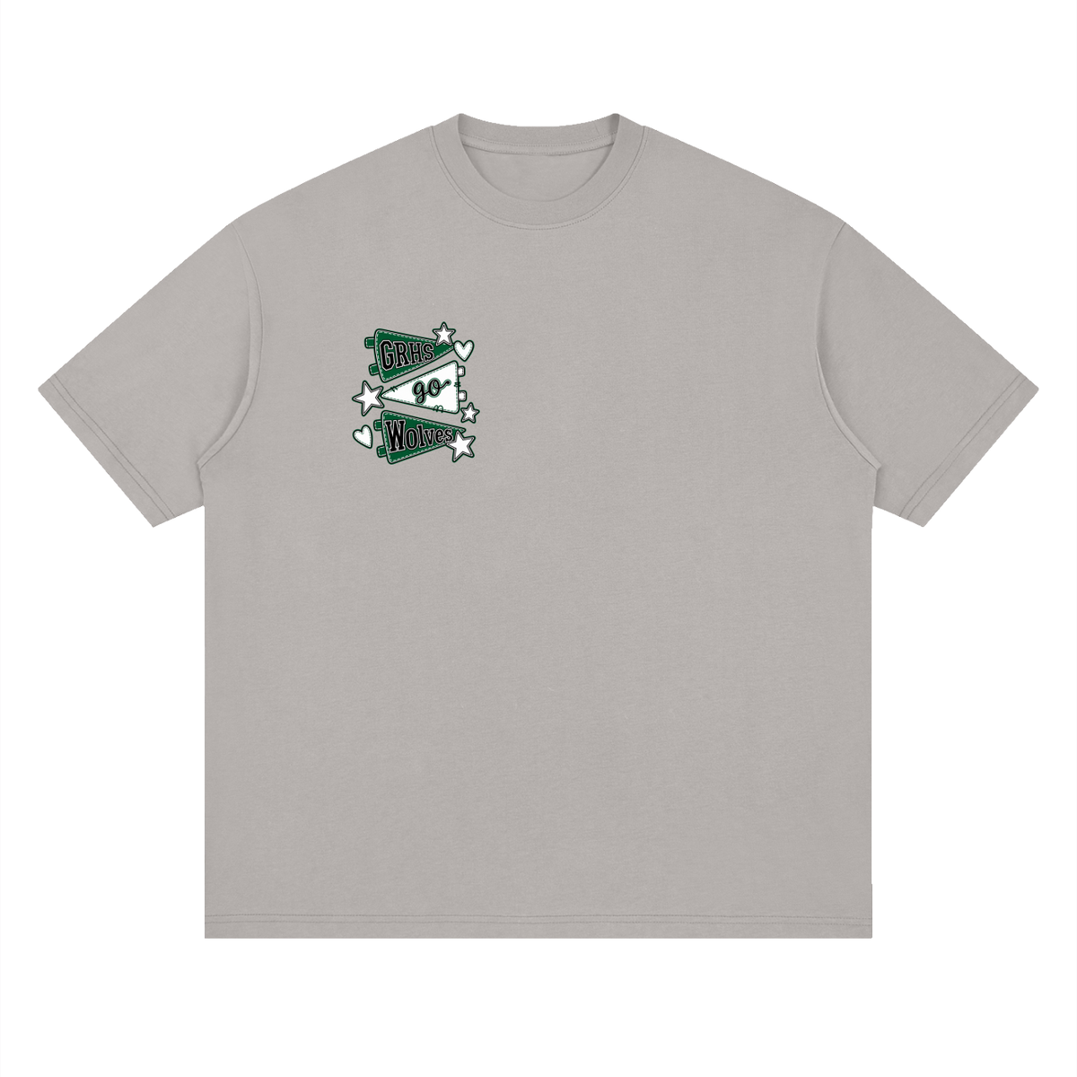Lets Go Green River Oversized Drop Shoulder T-Shirt