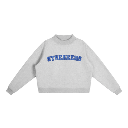 Gingham Mockneck