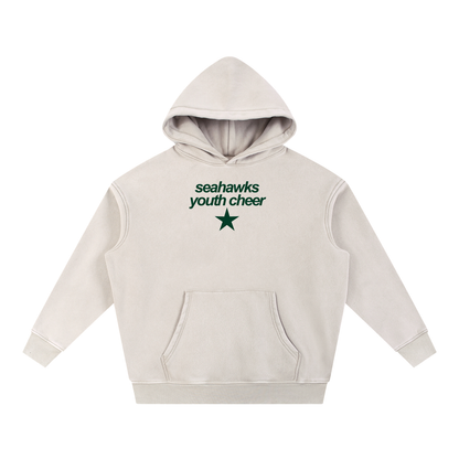 Big Star Seahawks Snow Wash Fleece Oversize Hoodie