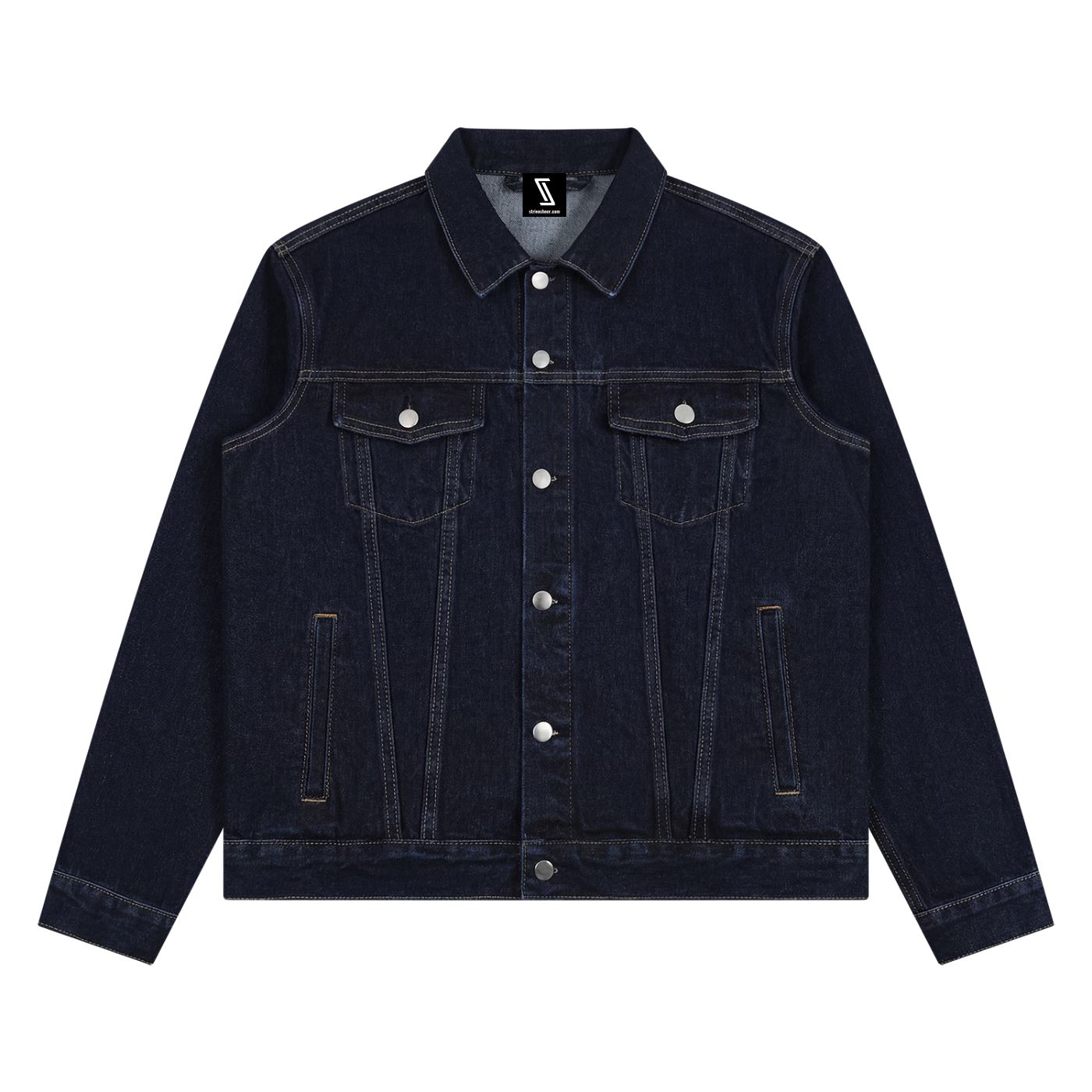 Unisex Vintage Wash Denim Jacket