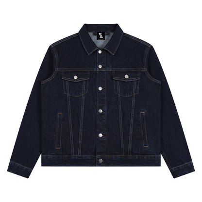 Unisex Vintage Wash Denim Jacket
