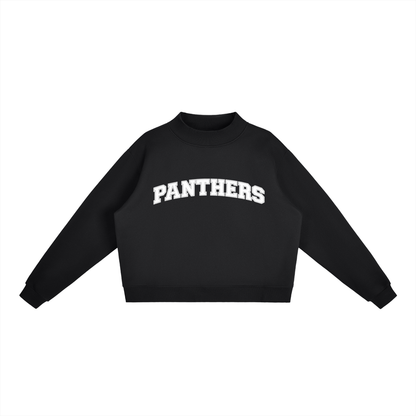 Essential Fleece Mock-Neck Crew Sweatshirt