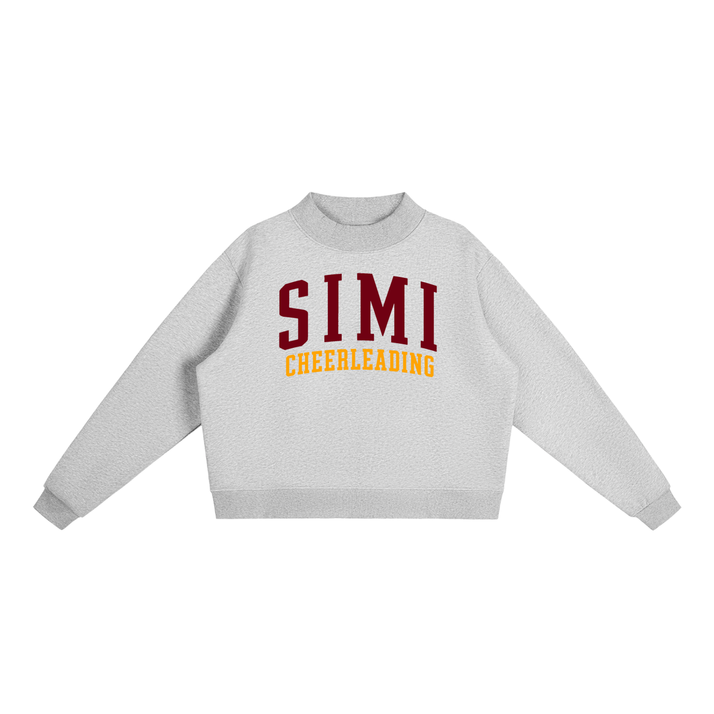 Basic 1 Simi Valley Essential Fleece Mock-Neck Crew Sweatshirt