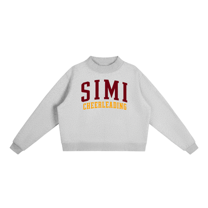Basic 1 Simi Valley Essential Fleece Mock-Neck Crew Sweatshirt