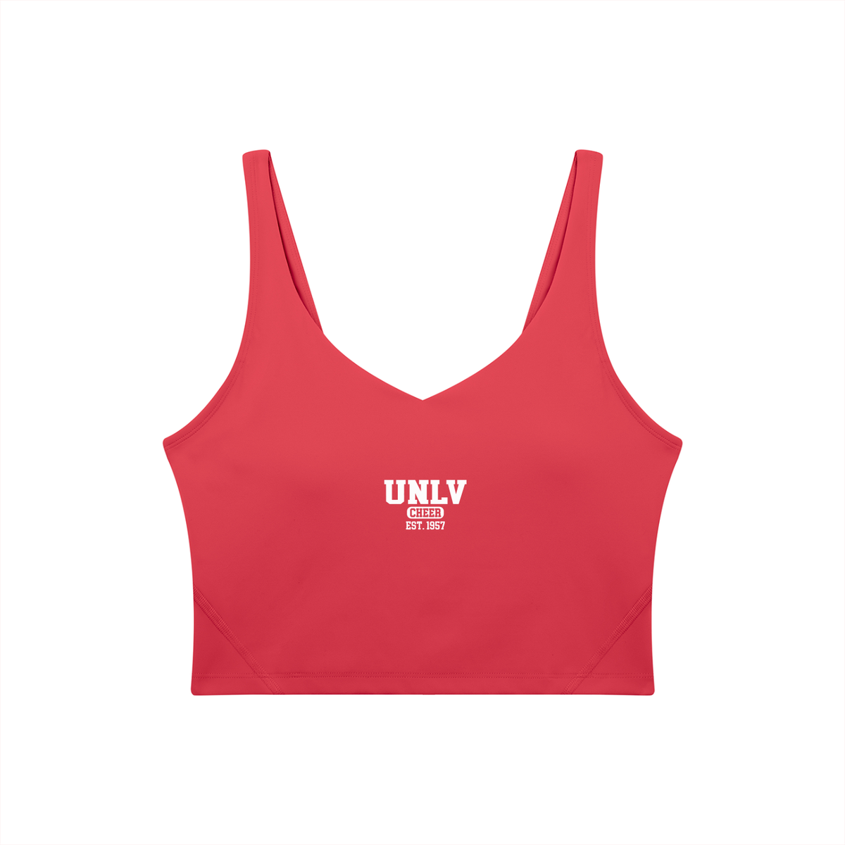 Old School UNLV Women's V-Neck Yoga Sports Bra