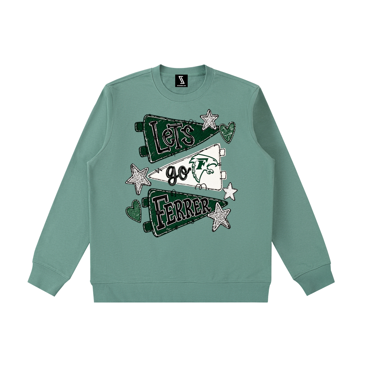 Lets Go St Vincent Ferrer Essential Heavyweight Crewneck Sweatshirt