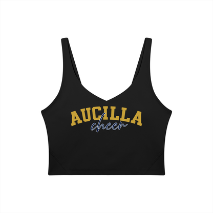Cursive Aucilla Women's V-Neck Yoga Sports Bra
